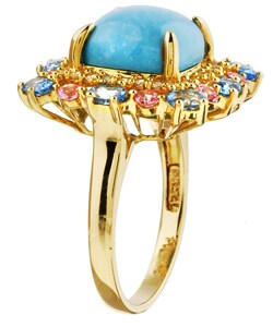 Encore by Le Vian 14k Yellow Gold Turquoise Ring