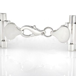 White Goldtone Watch Link Chain