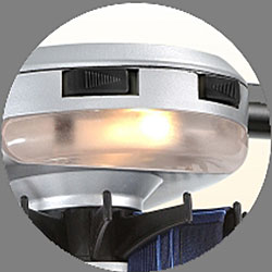 Rotating Tie Rack with Battery-powered Light