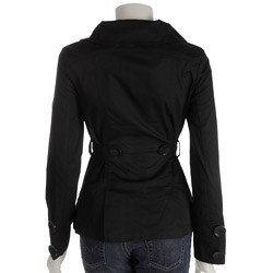 Last Kiss Women's Belted Twill Jacket