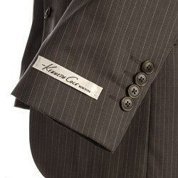 Kenneth Cole Creme Label Men's Grey Wool Suit