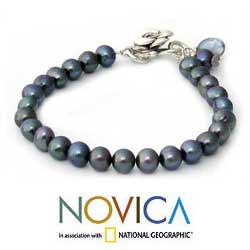 Pearl and Labradorite 'Ode to Friendship' Bracelet (Thailand)