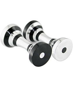 Sterling Silver Onyx Cuff Links