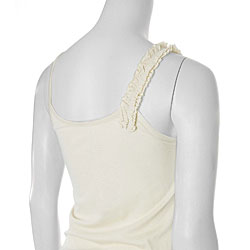 Mystree Women's Ruffle Design Fashion Tank Top
