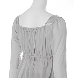 Everyday Women's Shimmering Empire Waist Top