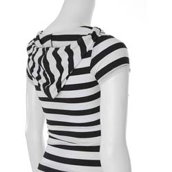 Everyday Women's Striped Hooded Shirt