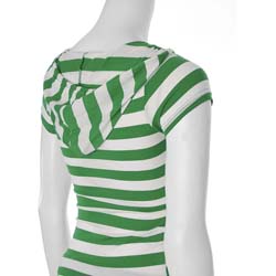 Everyday Women's Striped Hooded Shirt