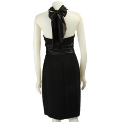 London Times Women's Chiffon Halter Dress