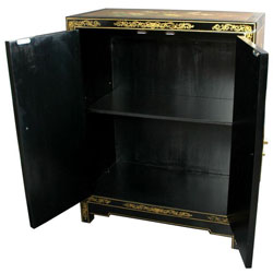 Gold Leaf Lacquer Cabinet (China)