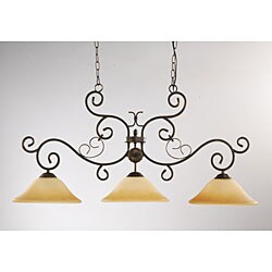Iron 3-light Island Chandelier