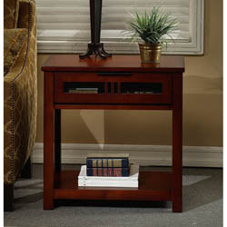 Cherry Mission-style 3-piece Table Set