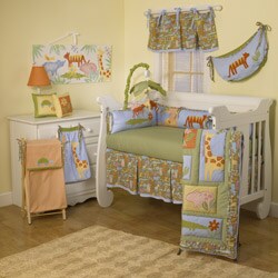 Cotton Tale Tiger Tales 4-piece Crib Bedding Set