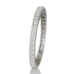14k White Gold 2/5ct TDW Diamond Band (H-I, I1-I2)