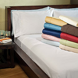 Hemstitch 400 Thread Count Sateen Cotton Sheet Set