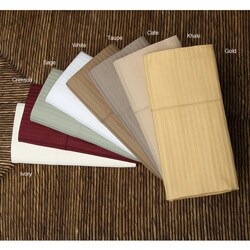 Woven Stripe 400 Thread Count Sheet Set
