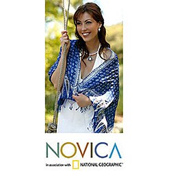 Silk 'Awakening' Batik Scarf (Indonesia)