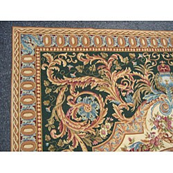 Chinese French-style Needlepoint Rug (7'5 x 9'4)