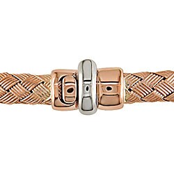 14k Pink Gold 1/2ct TDW Diamond Bangle Bracelet (GHI, SI)