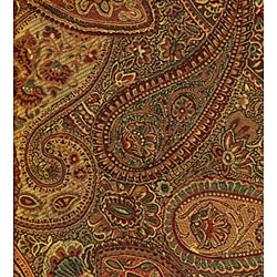 Mira 8-way Hand-tied Paisley Arm Chair and Ottoman