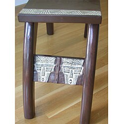Handcrafted Modern Fante Bow Bench (Ghana)
