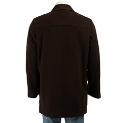 Cole Haan Men's Wool/ Cashmere Blend 4-button Coat