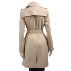 London Fog Women's Double-breasted Trench Coat