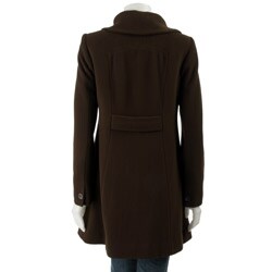 Cole Haan Women's Envelope Collar Wool Coat