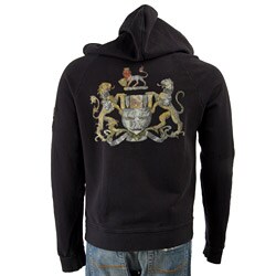 Rifle Men's Full Zip Lion Print Hoodie