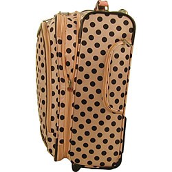 Olympia Spearmint 4-piece Polka Dot Luggage Set