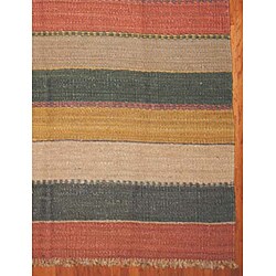 Indo Kilim Hand-knotted Rug (9'6 x 13'6)