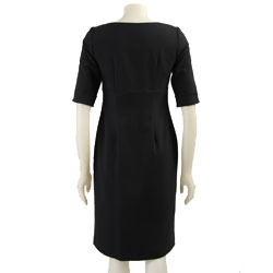 Eliza J Women's Navy Blue 1/2-sleeve Dress