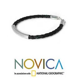 Leather 'Opposites' Bracelet (Thailand)