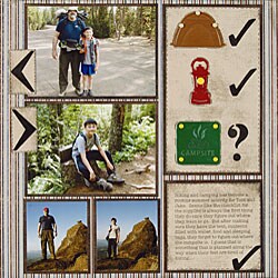 Scrapbook Journaling Template 5-piece Kit