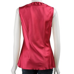 Spense Women's Pleated Scoop Neck Shirt