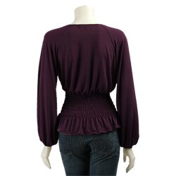 Simply Irresistible Women's Smocked V-neck Top