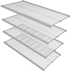Flow Wall 24-square-foot White Deluxe Shelf Starter Set