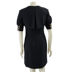 Walter Women's Crepe Ruffled Dress