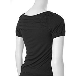 Timing Brand Junior's Short-sleeve Pleated Shirt