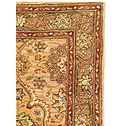 Handmade Legends Ivory/ Taupe Wool and Silk Runner (2'3 x 10')