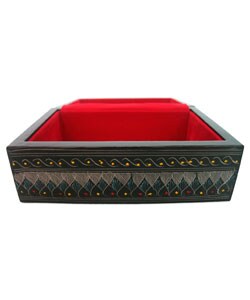 Hand-etched Lacquer Jewelry Box