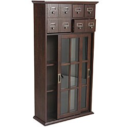 Apothecary Media Storage Cabinet