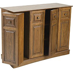 Purcell Antique Oak TV Console
