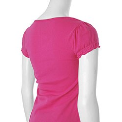 Self Esteem Junior's Smocked Bodice Shirt