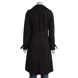 Via Spiga Women's Double-breasted Rain Trench Coat