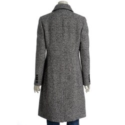 Larry Levine Pin Dot Classic Tweed Wool Walker