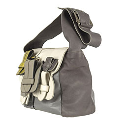 Chloe Small Calfskin Grey Messenger Bag