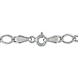 10k Gold Link Anklet with Diamond Flower Charm