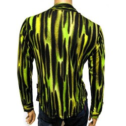 Versace Men's Fitted Multicolor Shirt