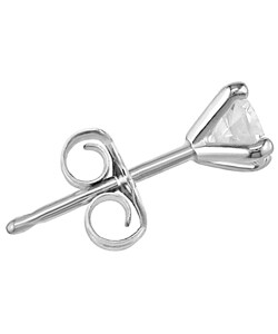 14k Gold 1/2ct TDW Round Diamond Stud Earrings (G-H, SI1)