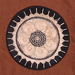 Brown and Beige Silky Squares Cushion Cover